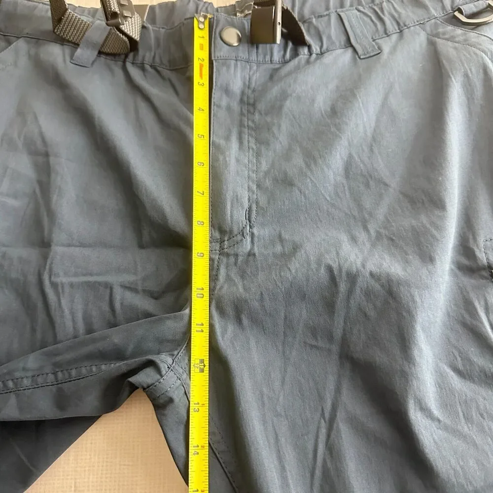 BC Clothing Convertible Stretch Cargo Hiking Pants/Shorts Zip Pocket 2XL X 32